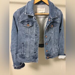 Pilcro and the Letterpress denim jacket from Anthropologie